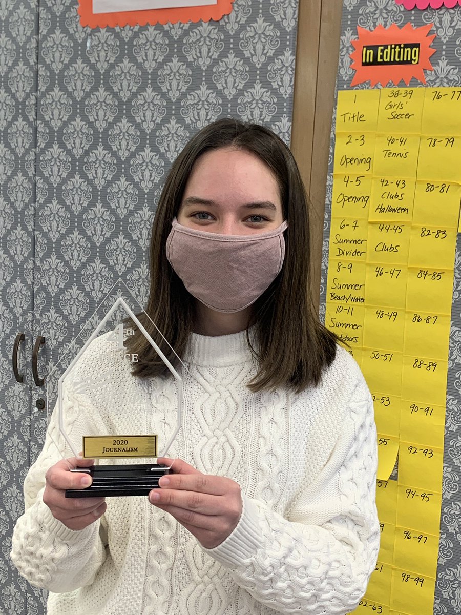 HighlanderGL's tweet image. Congrats to our Editor-In-Chief, Sara Fajardo, for placing fourth in the FBLA Journalism competition! She was invited to compete in Nationals, but Covid prevented the event from occurring. Go Sara 🎉🎉🎉