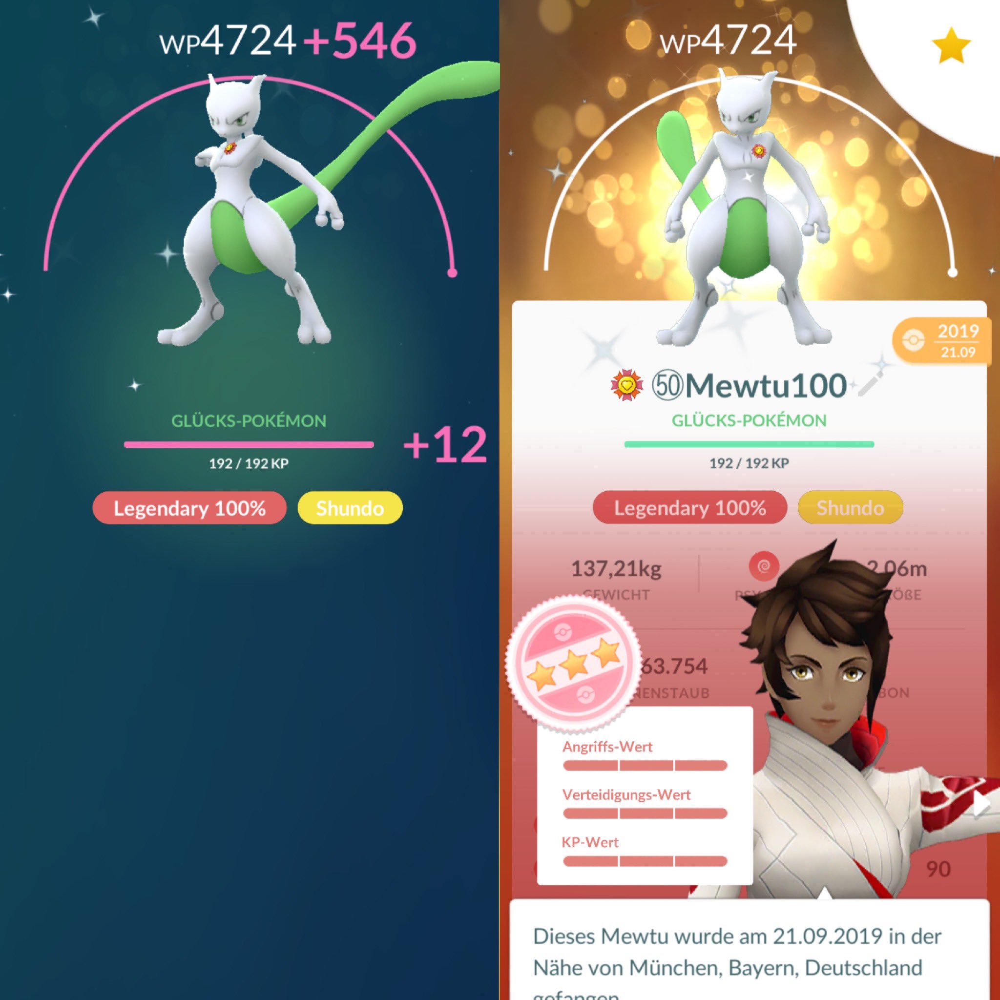 LEVEL 50 MEW VS MEWTWO IN POKEMON GO 