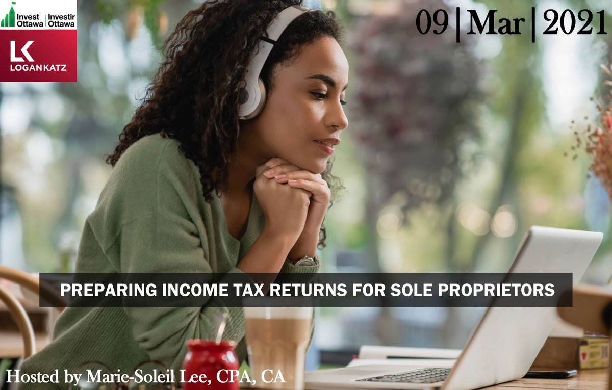 A sole proprietorship is an unincorporated business owned by 1 individual. To learn about filing a tax return as a sole proprietor, join us for our free webinar hosted by Marie-Soleil Lee on Mar 9th! 

Register here: bit.ly/3qgTgij