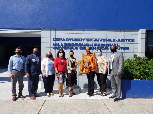 HCPS_PROMISE's tweet photo. A fabulous Black History Celebration at @fladjj Hillsborough County Detention Center West today! The teachers, staff, guest speakers &amp; students were wonderful! We @HCPS_PROMISE are proud of them and glad to support all their effort! #BlackHistoryMonth2021 https://t.co/xfHpHzikUB