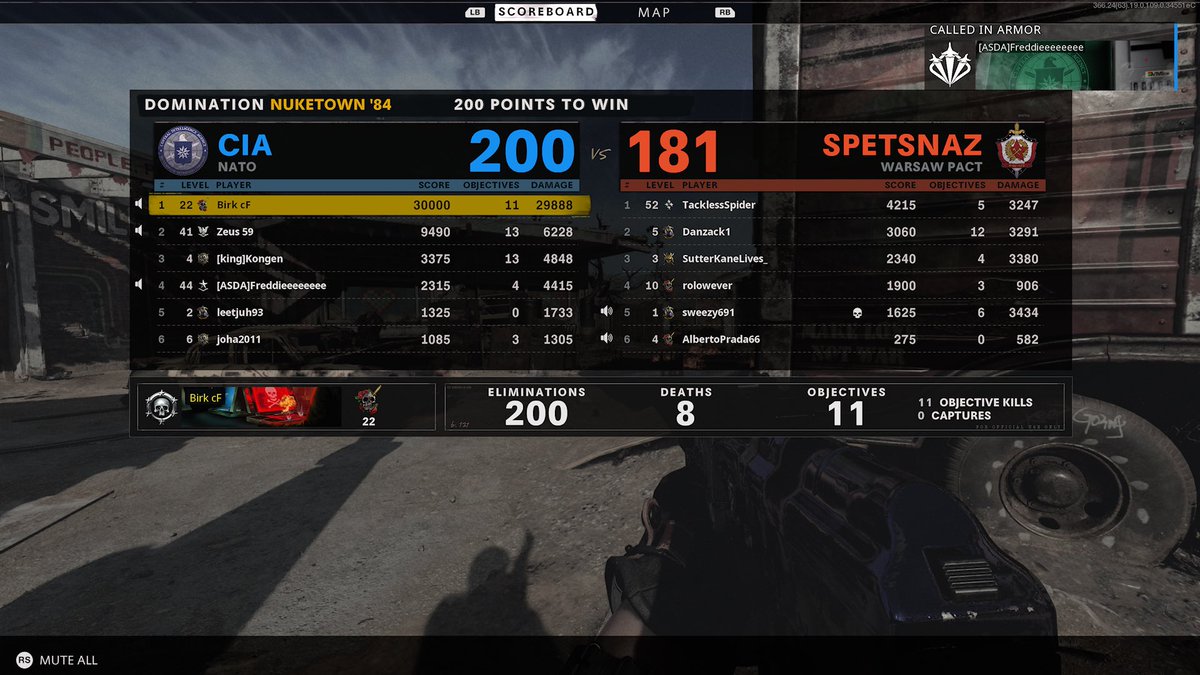 200 kills by @Birk_61 on nuketown. What’s your most ?