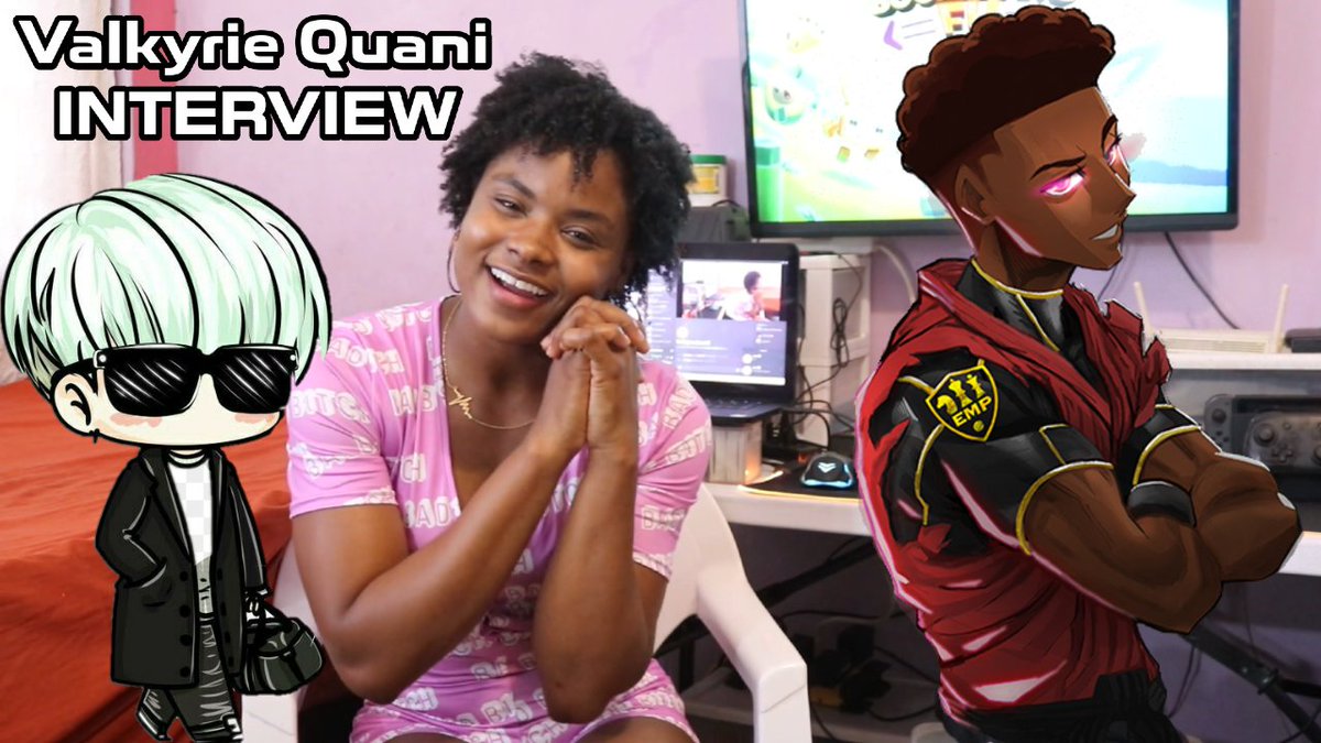 KingJagan_'s tweet photo. Part 2 of my interview with the lovely #QuanI is now live! In this segment Quan'I talks about #kpop and some of her favorite anime such as #attackontitan. Watch this entertaining video here:
https://t.co/jaL3bE4wFu
#africanwomen #kpop #bts #streamer #Youtube #interview https://t.co/J1xl8SKu7d
