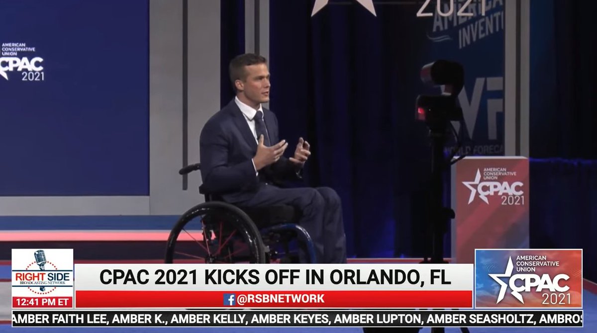 Fritschner's tweet photo. Last year Madison Cawthorn said Dems who used pandemic proxy voting were "cowards for hiding and not showing up to work."

He just filed with the House Clerk to proxy vote as the relief bill comes up "due to the ongoing public health emergency." 

He's in Orlando speaking at CPAC https://t.co/NEUr7cSHSf