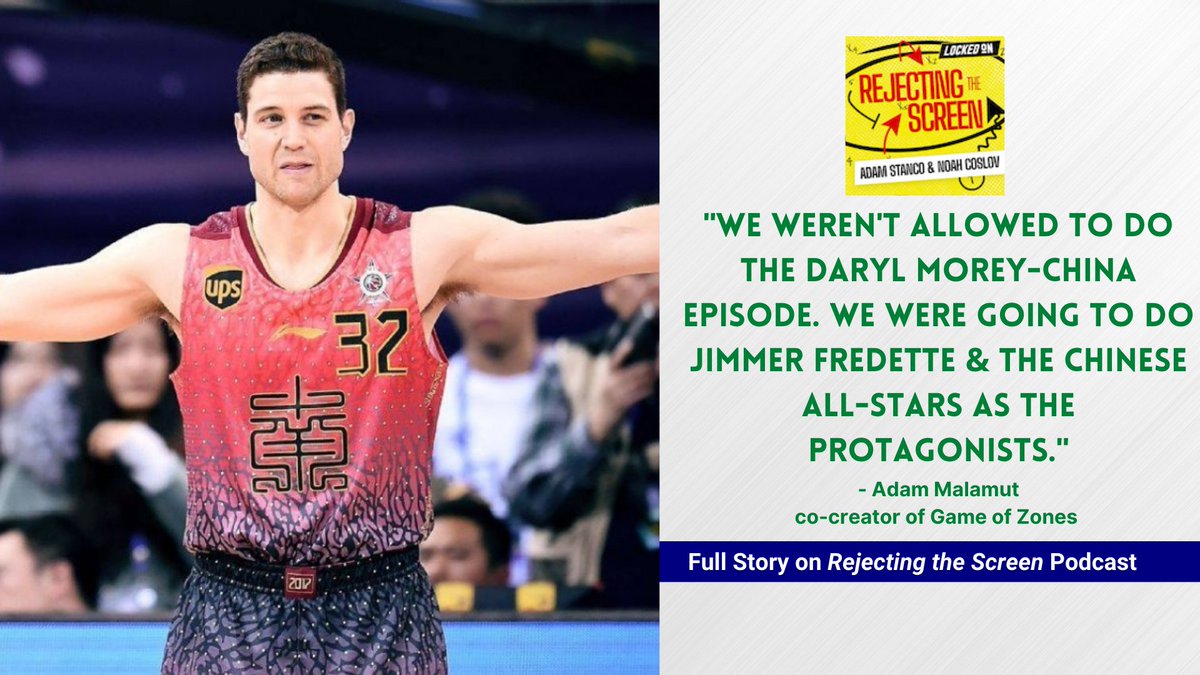 Imagine if this got the green light for Game of Zones:
@dmorey, China & Jimmer Fredette!
How many times do I need to recommend this podcast to you? Game of Zones co-creator @mutsack on Rejecting the Screen!
Apple https://t.co/vrEikqnGwZ
Spotify https://t.co/LcQnyYUOxt https://t.co/3JuIlSAFNh