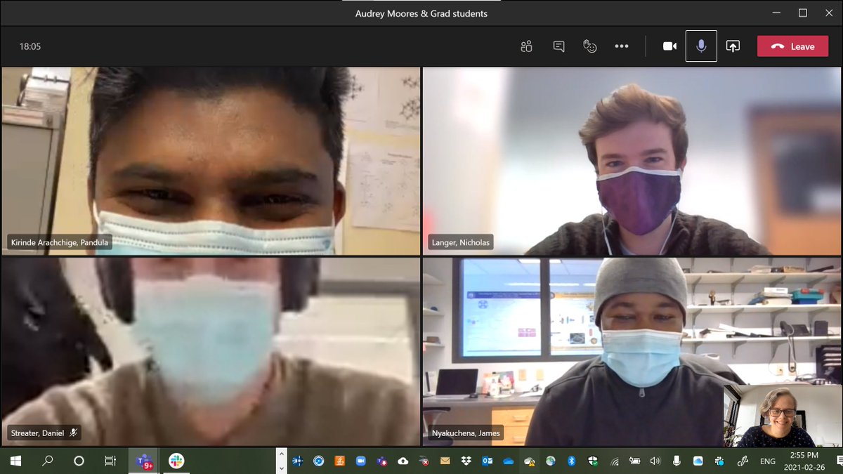 Really cool to meet Pandula, Daniel, Nicholas and James <a href="/jamc_n/">Nyakuchena James, PhD</a> all at <a href="/MarquetteU/">Marquette University</a> as a part of my visit in the Chemistry dept there. Really smart bunch, we chatted about life after academia, research, plasmon... and twitter! #Milwaukee #VirtualSeminar #AcademicLifeUnderCOVID