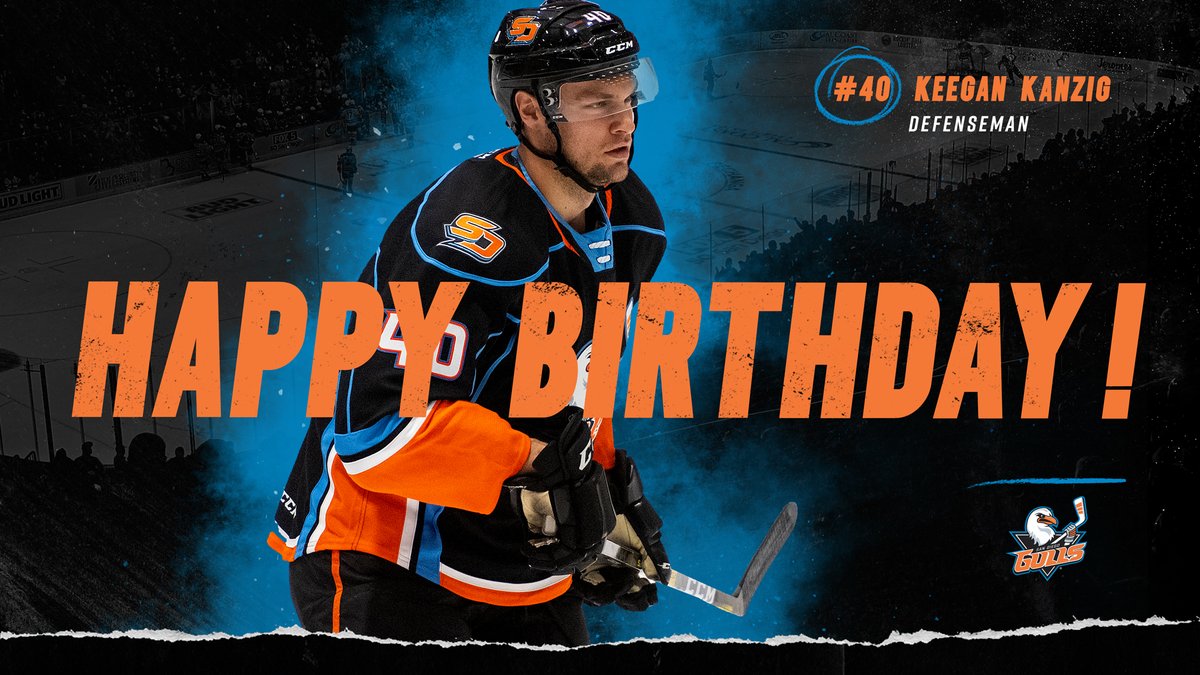 SDGullsAHL's tweet photo. A gameday and a birthday?! Doesn't get much better than that. 

Happy birthday, @bigkeegs5 🎊🎁🥳 https://t.co/idYhMKd7Sz
