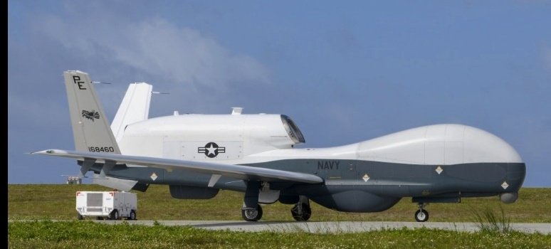 SpeckleBelly64's tweet image. Probable MQ-4 Triton operating at 46,000 ft.  miscoded hex
 #SCS  #MQ4