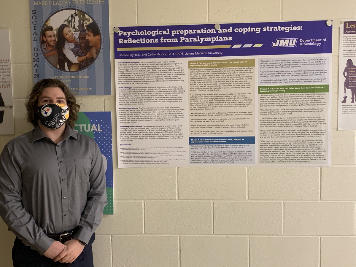 Congratulations to PHETE Graduate Student Jacob Foy <a href="/pe_foy/">Mr. Foy (PE)</a> on his research poster presentation at the virtual @ncpeid research symposium. <a href="/JMUCoE/">JMU College of Education</a> @jmuchbs <a href="/JMUresearch/">JMU Research, Economic Development and Innovation</a> <a href="/JMUGradSchool/">JMU Graduate School</a>