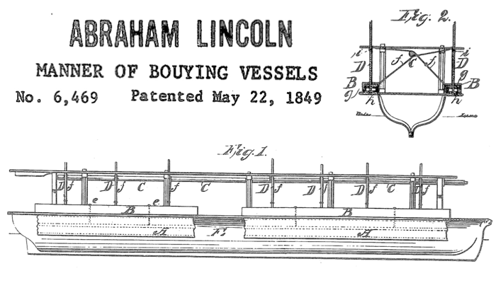USDOTFHWA's tweet image. President Abraham Lincoln was a self-taught transportation engineer. On May 22, 1849, Lincoln became the only U.S. President to have a patent. Lincoln invented a special system of baffles to help flatboats keep afloat.  #NationalEngineersWeek 
transportation.gov/fastlane/presi…