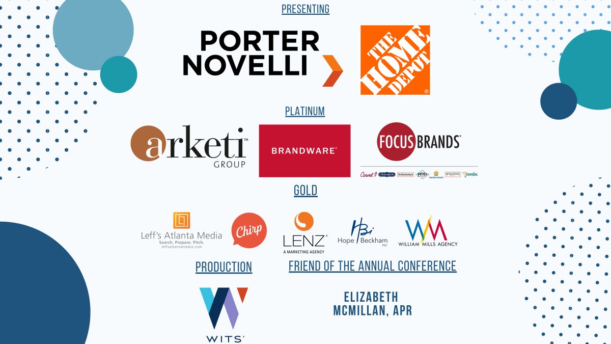 prsageorgia's tweet photo. Thank you to the speakers, sponsors, and attendees who made the 2021 #PRSAGeorgia Annual Conference such a success. We hope you were inspired and energized by the insights shared. Tag us to share your favorite takeaways from this year's event! #ThePathForwardPR https://t.co/Tq1JR9SgBF