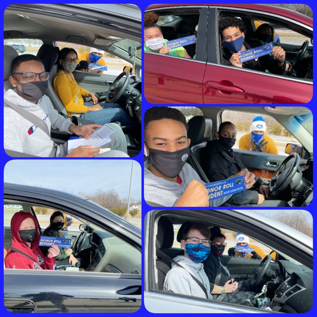 We love seeing our students today for the Honor Roll Drive Thru! Stop by from 4-6 PM to claim your prizes, Cavs!