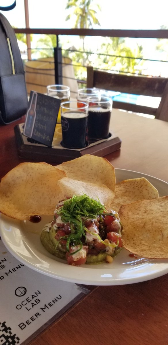 jmatos1's tweet photo. So my wife and I are huge craft beer fans, no surprise the first thing we do when traveling is research the local breweries. @oceanlabbrewing is one of the most amazing breweries we have been to to date! Great Beer &amp; Food, and the view of the ocean is second to none! https://t.co/XMDdwt9C95
