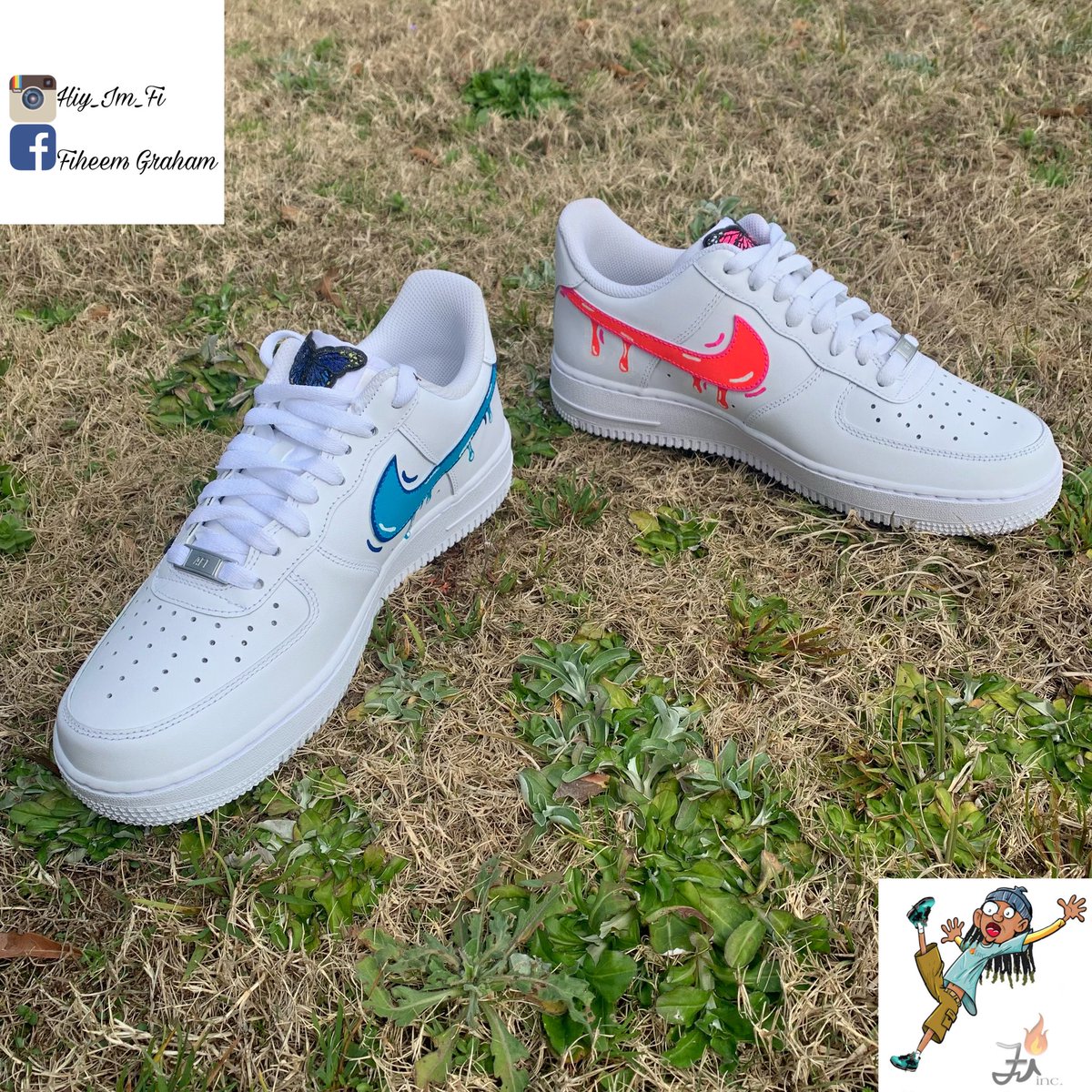 Hiy_Im_Fi's tweet photo. Custom “  CottonFly ButterCandy “ Nike AF1 🦋🍬🔥 (look at first comment for video)
#Fiinc #SupportFiInc ❗️( couldn’t think of a what to call them so, COMMENT WHAT YOU WOULD NAME THESE FORCES ❗️ GO ❗️ https://t.co/qpstjD63Yf