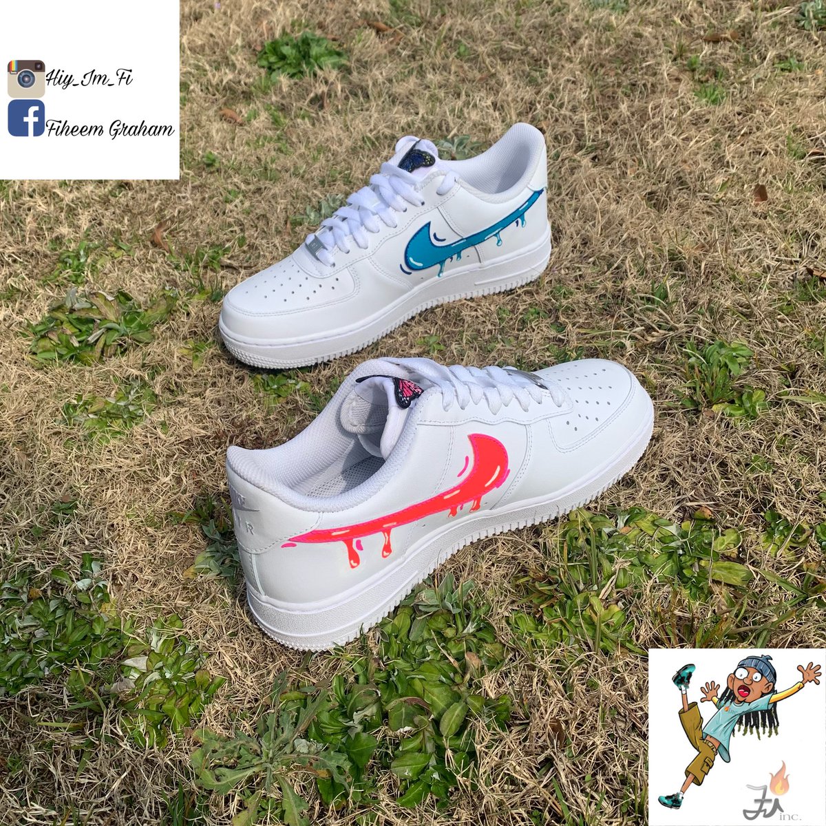 Hiy_Im_Fi's tweet photo. Custom “  CottonFly ButterCandy “ Nike AF1 🦋🍬🔥 (look at first comment for video)
#Fiinc #SupportFiInc ❗️( couldn’t think of a what to call them so, COMMENT WHAT YOU WOULD NAME THESE FORCES ❗️ GO ❗️ https://t.co/qpstjD63Yf