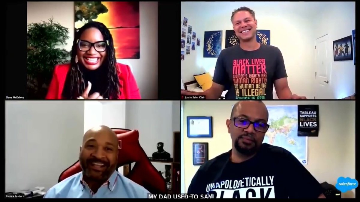 Earlier this week we celebrated #BlackHistoryMonth2021 with our employee led #VisualizeBlackLives Leadership Roundtable! Full of incredible conversations between our leaders and stories shared by our amazing colleagues #LifeAtTableau