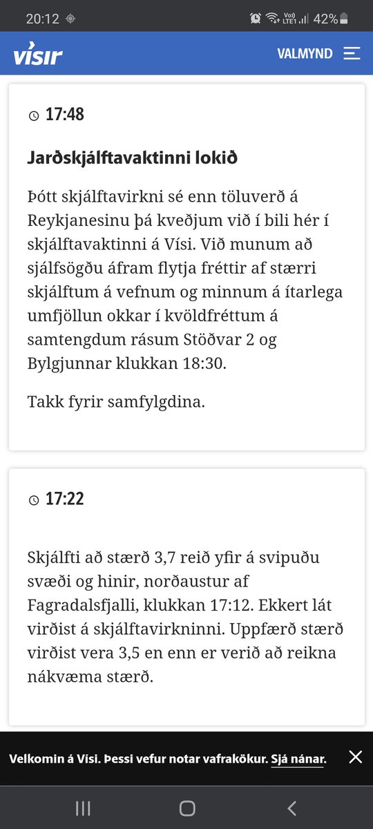 mariabjorns's tweet photo. Veit ekki með ykkur en mér finnst eins og textalýsingin hafi hætt í hálfleik og mig vantar að vita hvað skjálftinn núna rétt áðan var stór! NÚNA! https://t.co/MD8ZYUwv5d