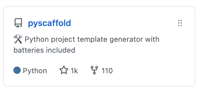 PyScaffold has just reached 1k stars on Github! 🎉🎊
github.com/pyscaffold/pys…