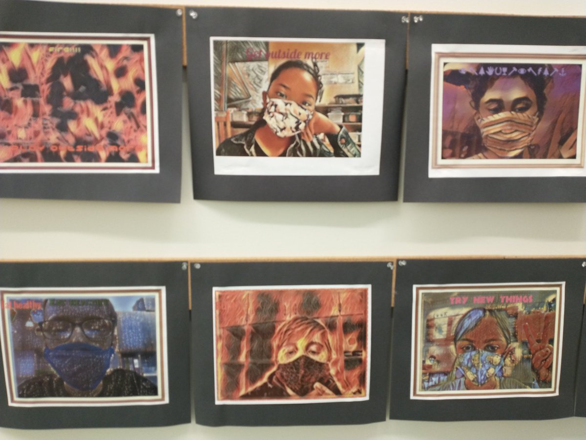 ArtTeacher2427's tweet image. Here&apos;s some close-ups of some of the 3-5 new year&apos;s resolution selfies. So proud of these students!! #ChathamDigitalLearning #GatorStrong #ccsbetheone  @ChathamGroveES #ccsarts