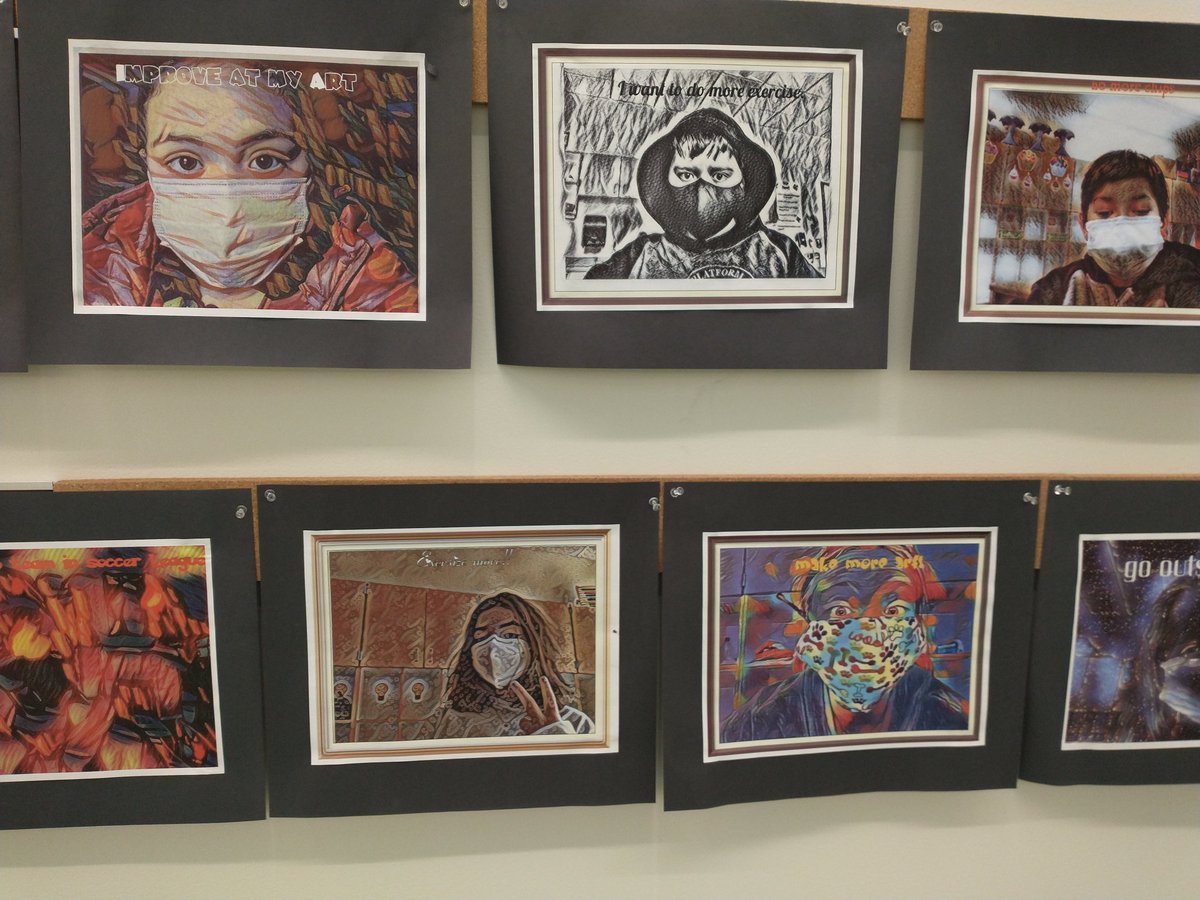 ArtTeacher2427's tweet image. Here&apos;s some close-ups of some of the 3-5 new year&apos;s resolution selfies. So proud of these students!! #ChathamDigitalLearning #GatorStrong #ccsbetheone  @ChathamGroveES #ccsarts