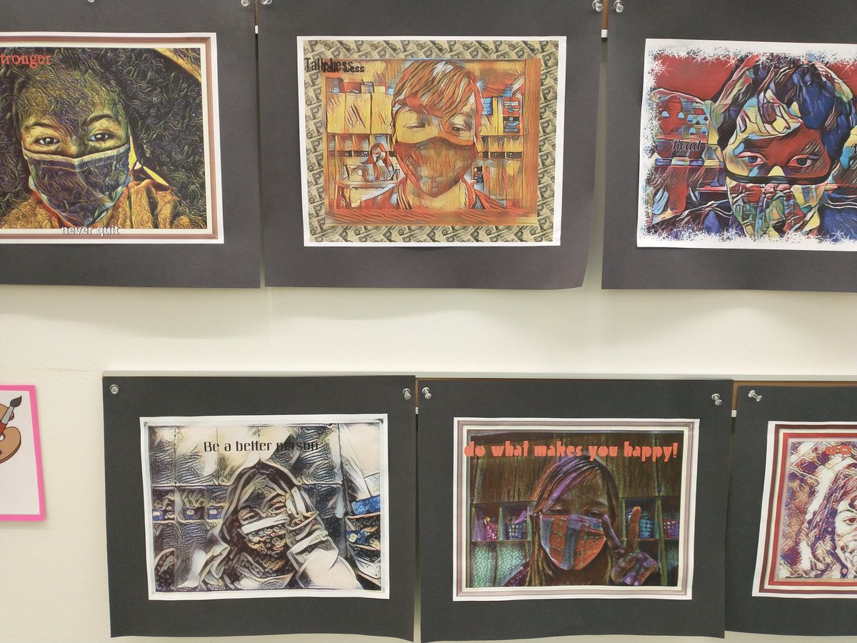 ArtTeacher2427's tweet image. Here&apos;s some close-ups of some of the 3-5 new year&apos;s resolution selfies. So proud of these students!! #ChathamDigitalLearning #GatorStrong #ccsbetheone  @ChathamGroveES #ccsarts