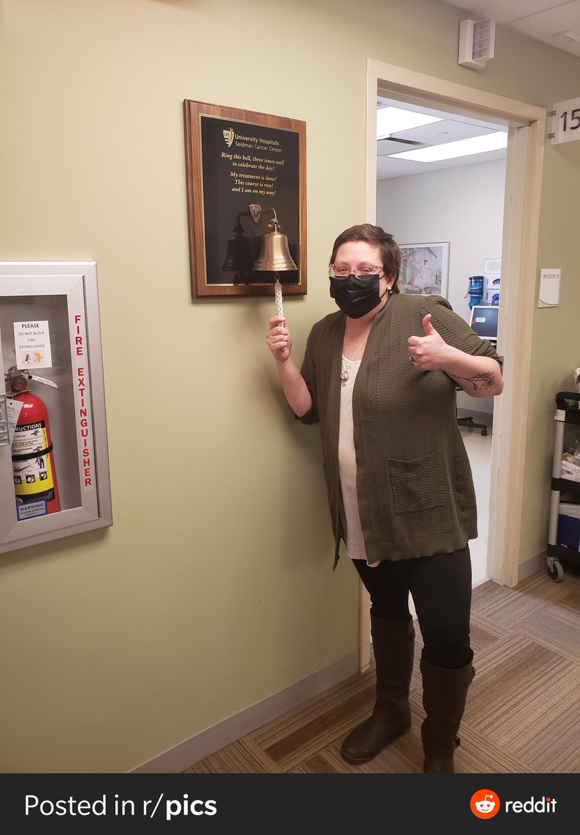 ADRENALINEFIEND's tweet photo. I wish my Mom got to ring the bell. https://t.co/3HZULZGYwX