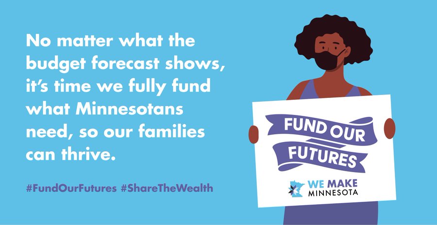 COVID has created a tale of two economies: While many large corporations and the wealthy have continued to thrive, our small businesses and working families still need help. #mnleg can't forget those who’ve sacrificed to get us through this safely. #fundourfutures #sharethewealth