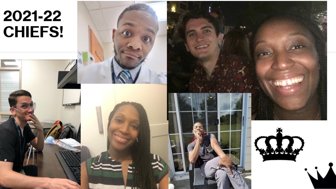 No better day than #ThankAResidentDay to announce the chief residents for the 2021-2022 academic year!

Congratulations to Dr. Isaiah Rolle (@Iceharlem), Dr. Monique Anderson (#SheNeedsATwitter), and Dr. Drew Ferguson @AndyF_MD