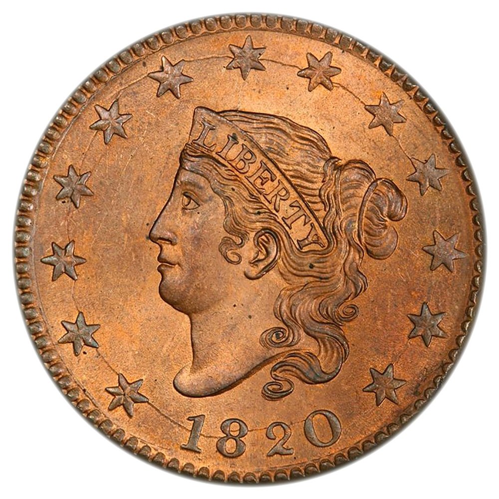 numiisapp's tweet image. CORONET HEAD CENT - Also known as the Matron Head Cent, this #largecent was produced for a signigicant period of time, even though it was considered by many to be the ugliest design of Lady Liberty.

View more historic coins and coin values on numiis.com

#numismatic