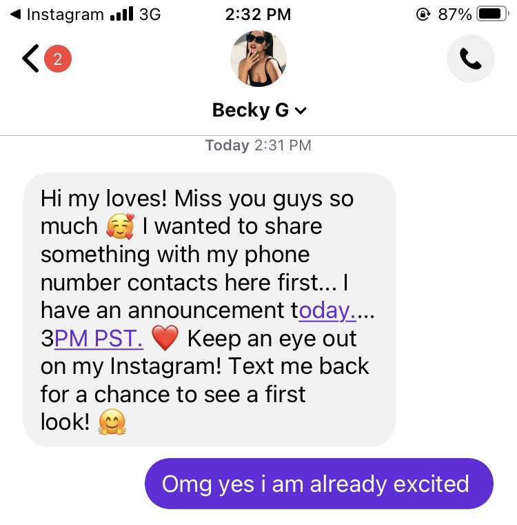 Contacts becky g Becky G