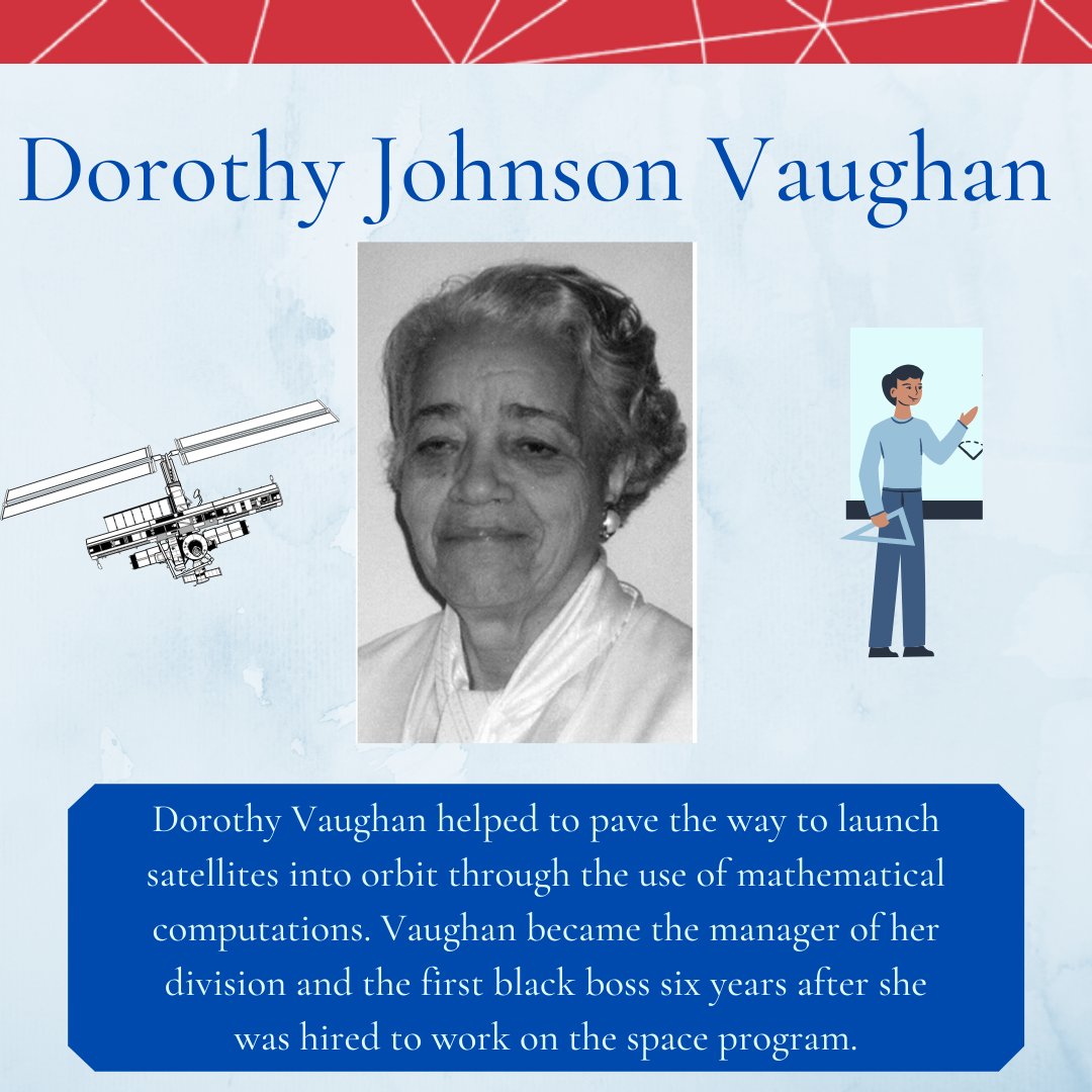 Today's #FridayFocus is on Dorothy Johnson Vaughan!