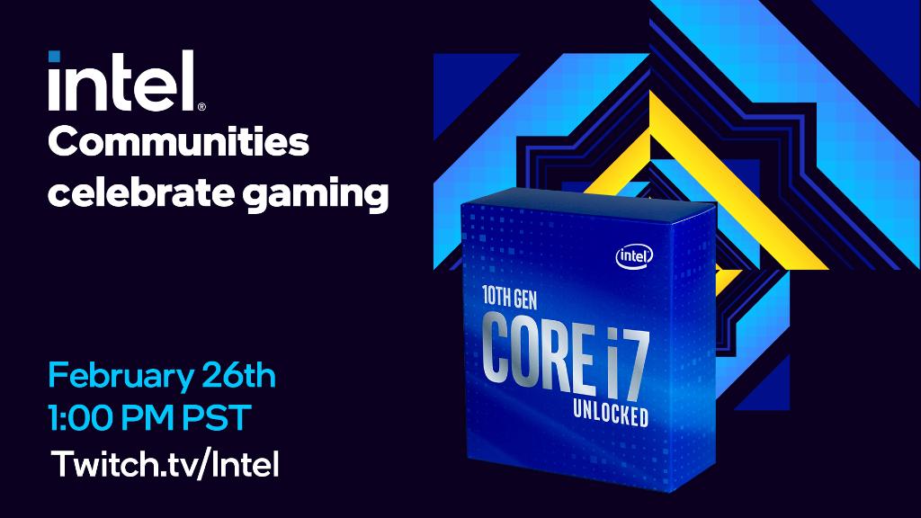 IntelGaming's tweet photo. LIVE NOW 🎤 with a fireside chat on transforming diversity and inclusion in the gaming industry for #BlackHistoryMonth!

Dive into our discussion for a chance to win an i7 10700k CPU and other prizes.

📺 https://t.co/1CyxRqit6z https://t.co/NT8QKIG3uY