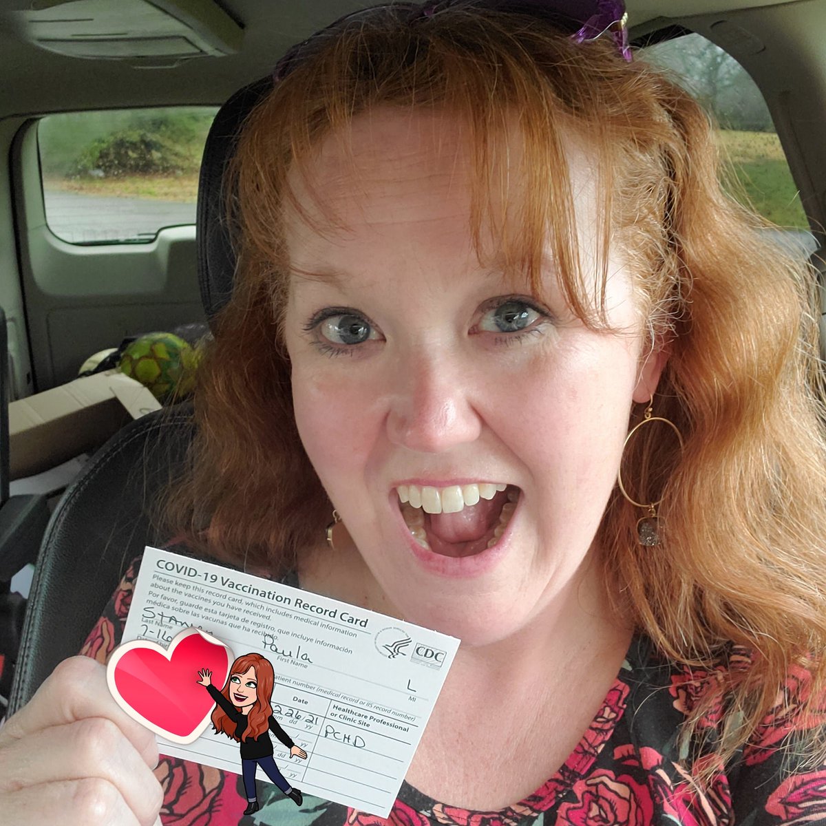 pstamey's tweet photo. This #teacher just got shot #1 of the #COVID19Vaccine !  One more step to keeping schools and communities open.  #publicschooleducator https://t.co/Jr9LTO88h1