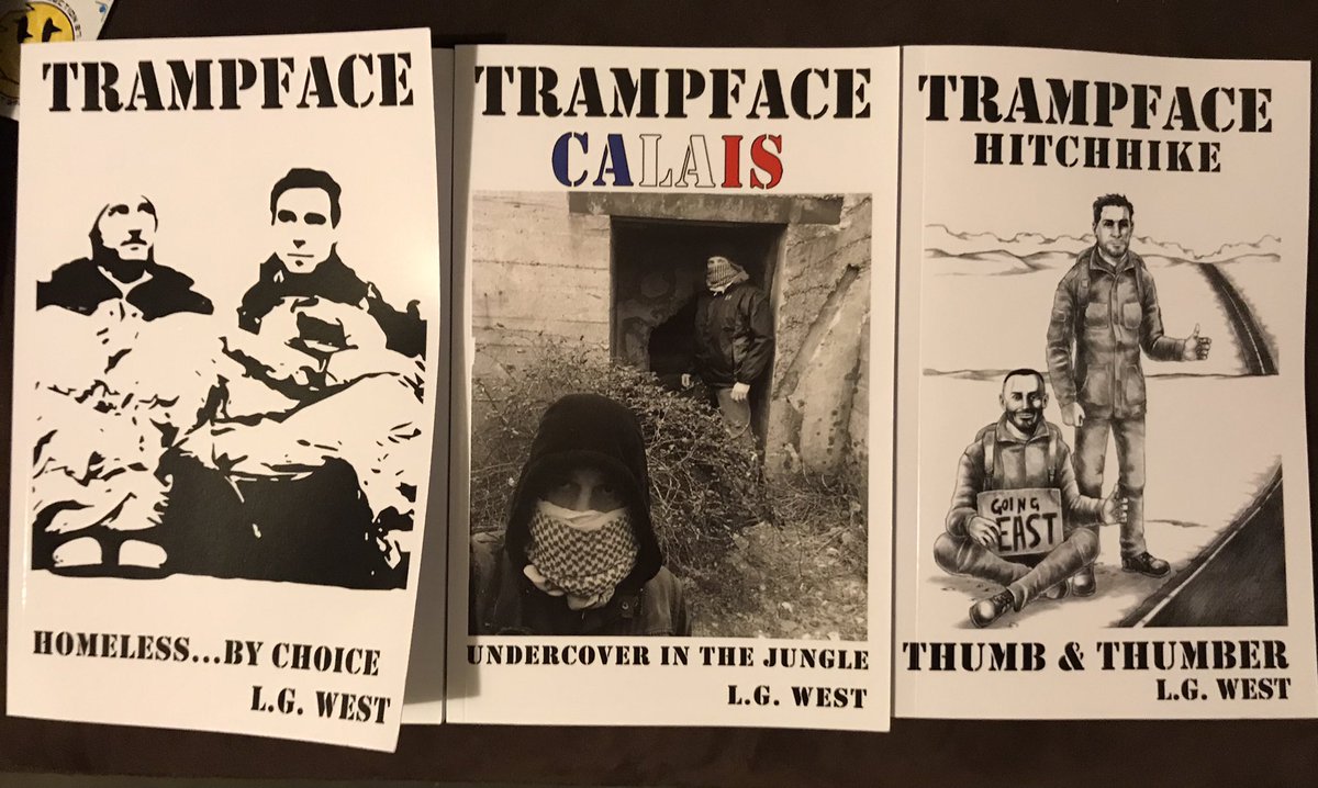 Royal_Marine_LW's tweet photo. They’re here!! First batch of paperback for Book 3, ‘Trampface Hitchhike’ 🙌🏻it has a typo I’ve now rectified so this first batch could be rare collectors edition😛😀😀 #trampface
All 3 available for £4.99 each or £12.99 for all 3 together! Message me! https://t.co/91Chxw5wVP