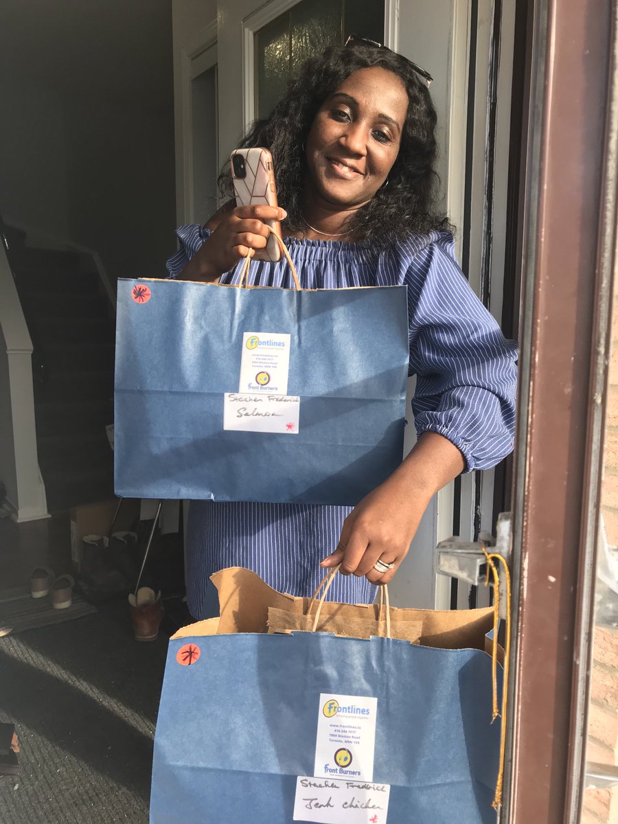I’ve just had the privilege of delivering dinner to ⁦<a href="/frontlinesto/">Frontlines Toronto</a>⁩ Executive Director @StachanFredrick! ⁦<a href="/A_Way_Express/">A-Way Express</a>⁩ is proud to support tonight’s fundraising event!