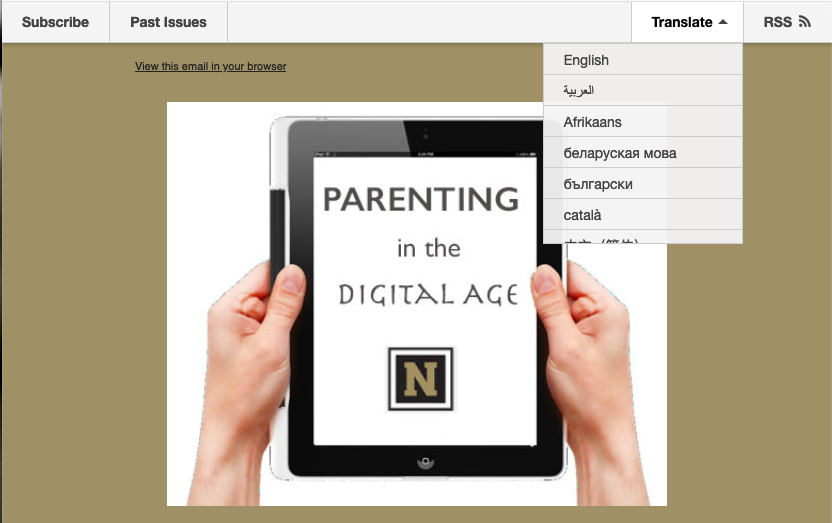 NSHelpDesk's tweet photo. Check out the latest Parenting in the Digital Age issue! This version highlights digital updates for @NobSchools parents, 13 recent apps of concern, and conversation starters to talk tech with kids.

View, Subscribe, &amp; Read past editions at https://t.co/iKIj9CWFKy https://t.co/31fe9wPRXP