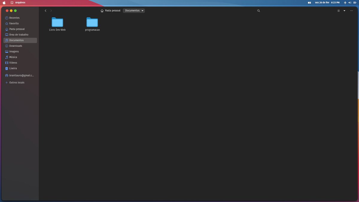 BrantLauro's tweet photo. #popos distro #Linux da @system76  com o tema do #macOSBigSur da @Apple. Linux e suas vantagens! Oq acharam? (Obs: o tema usado foi o WhiteSur Gtk Theme) https://t.co/CETdCyP52E
