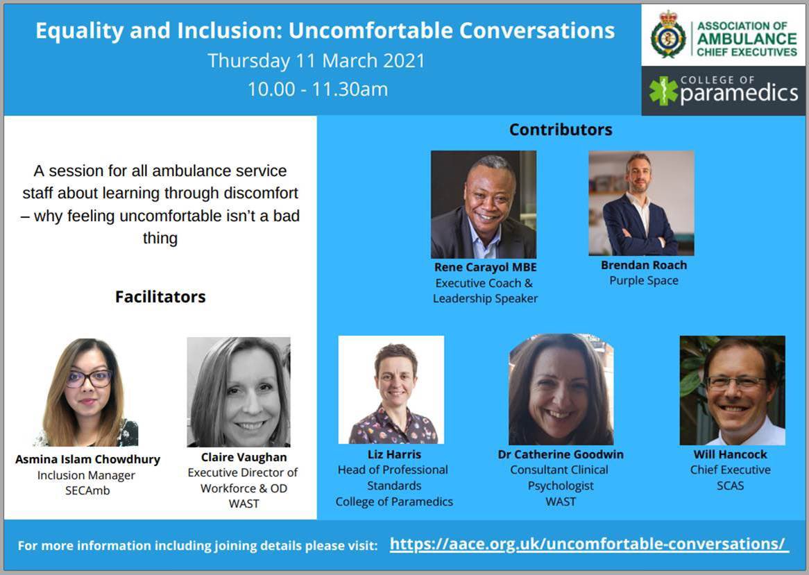 Too often we’re scared of getting it wrong or being uncomfortable and that stops us from having the important conversations. Join myself 😬 & other colleagues (who know their stuff) to discuss the importance of learning from discomfort. aace.org.uk/uncomfortable-…