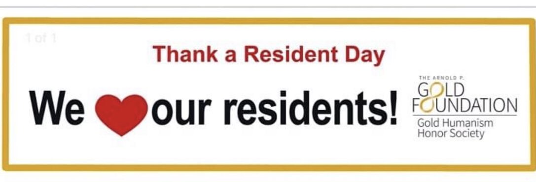 Who knew today was such a special day ? Shout out to all the awesome #residents working across the country today (especially the ones I work with every day 😊) #GeorgetownPeds @GtownMedPeds @MedStarGUH