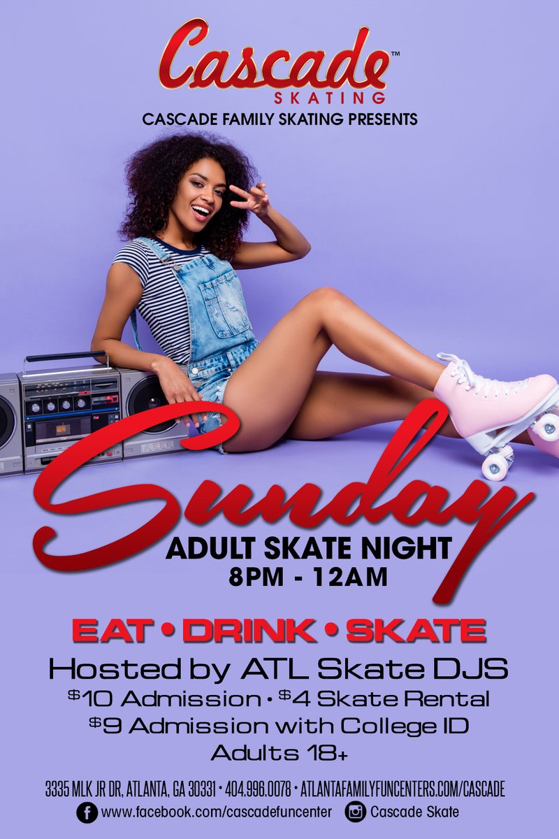 EricBlack41's tweet image. Tonight ***7pm-11pm Family Session / Saturday Late Night 11:30pm-3:30am @ Cascade Skating Rink - mailchi.mp/cascadeskating…