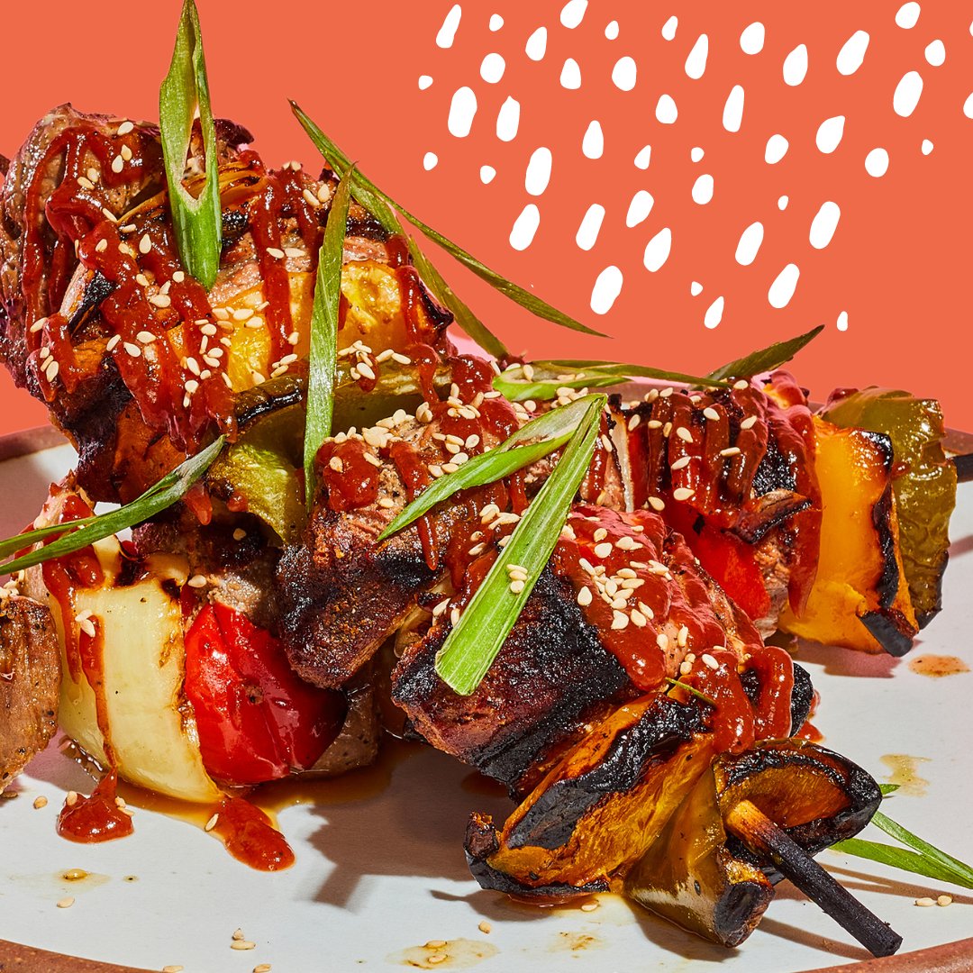 howbaodatchi's tweet photo. Fresh and flavorful grilled steak skewers! 😋⁠
⁠
⁠
We are open until MIDNIGHT tonight for delivery and pickup via Postmates, Ubereats, Grubhub and Doordash.⁠
⁠
⁠ https://t.co/HPoovIcfrY