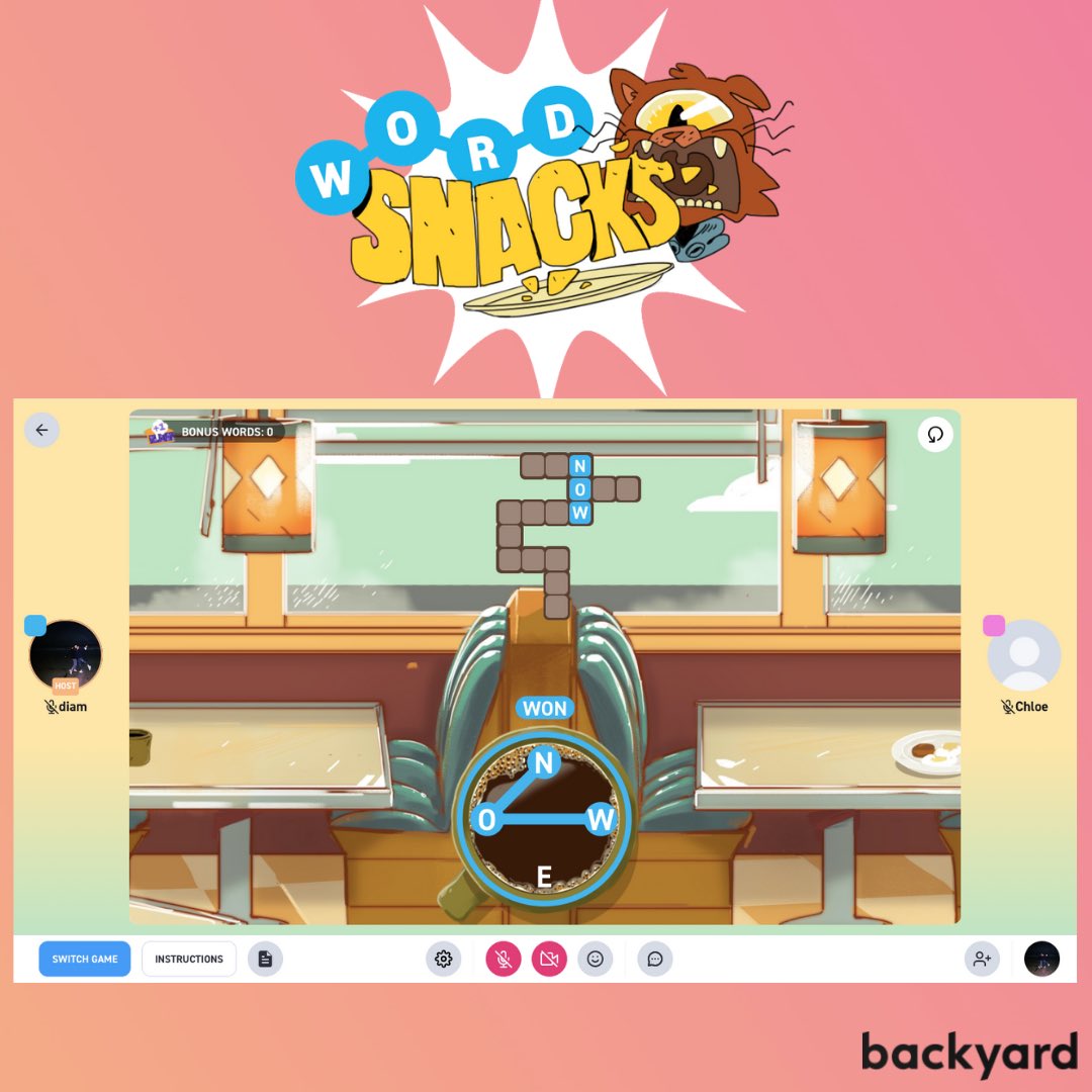 Backyard on Twitter "📣NEW GAME WORD SNACKS 🔤🍕🤗