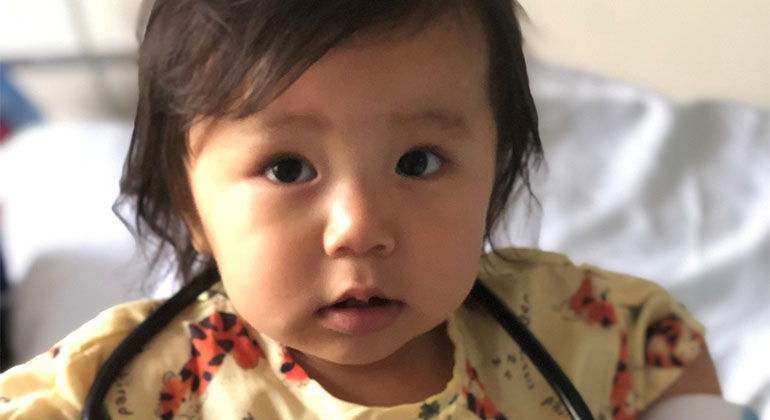 Read about Jampel's mitral valve surgery story and the compassionate care that was provided at <a href="/MountSinaiPeds/">Mount Sinai Kravis Children's Hospital</a> and @mountsinaichc: bit.ly/3dY8nto

#heartmonth #americanheartmonth #PatientStory