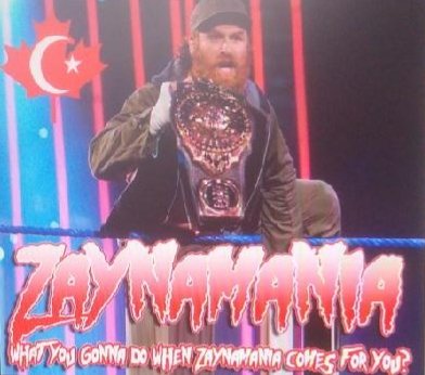 HATECHOIRMUSIC's tweet photo. @SamiZayn The Real Intercontinental Champion!!! https://t.co/CMzlEZUMEl