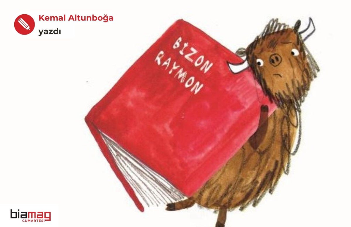 #biamag Kemal Altunboğa, “kitap sevgisini, kütüphanelerin büyüleyiciliğini ve dostluğun gücünü yansıtan bir hikaye” diye tanımladığı çocuk kitabı Bizon Raymon’u tanıttı bit.ly/3r2Lw3U