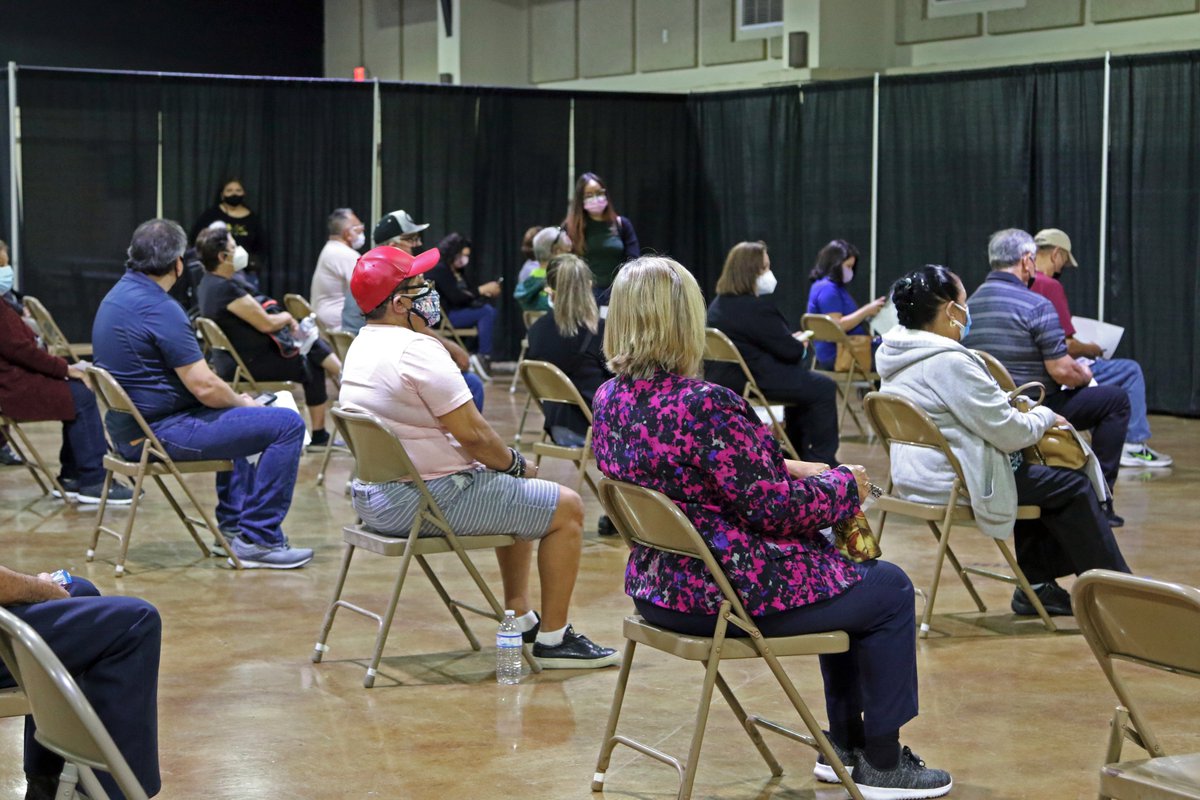 PharrTx's tweet image. This morning, the City of Pharr in partnership with Hidalgo County successfully administered the second dose of the COVID-19 vaccine. Those who attended received their first dose at our previous Vaccination Clinic on January 29, 2021.