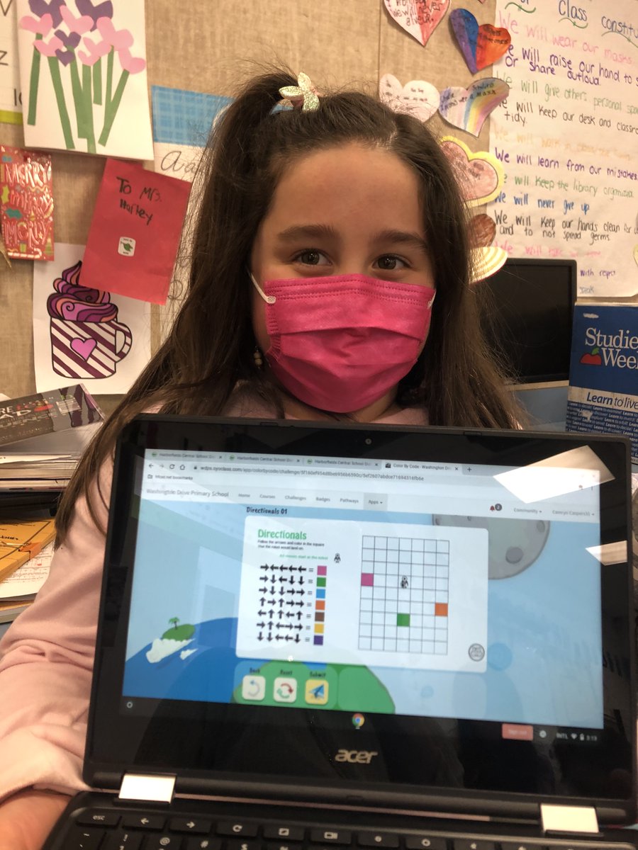 WDPSchool's tweet image. Mrs. Harley&apos;s class experimented with coding using Kidoyo!