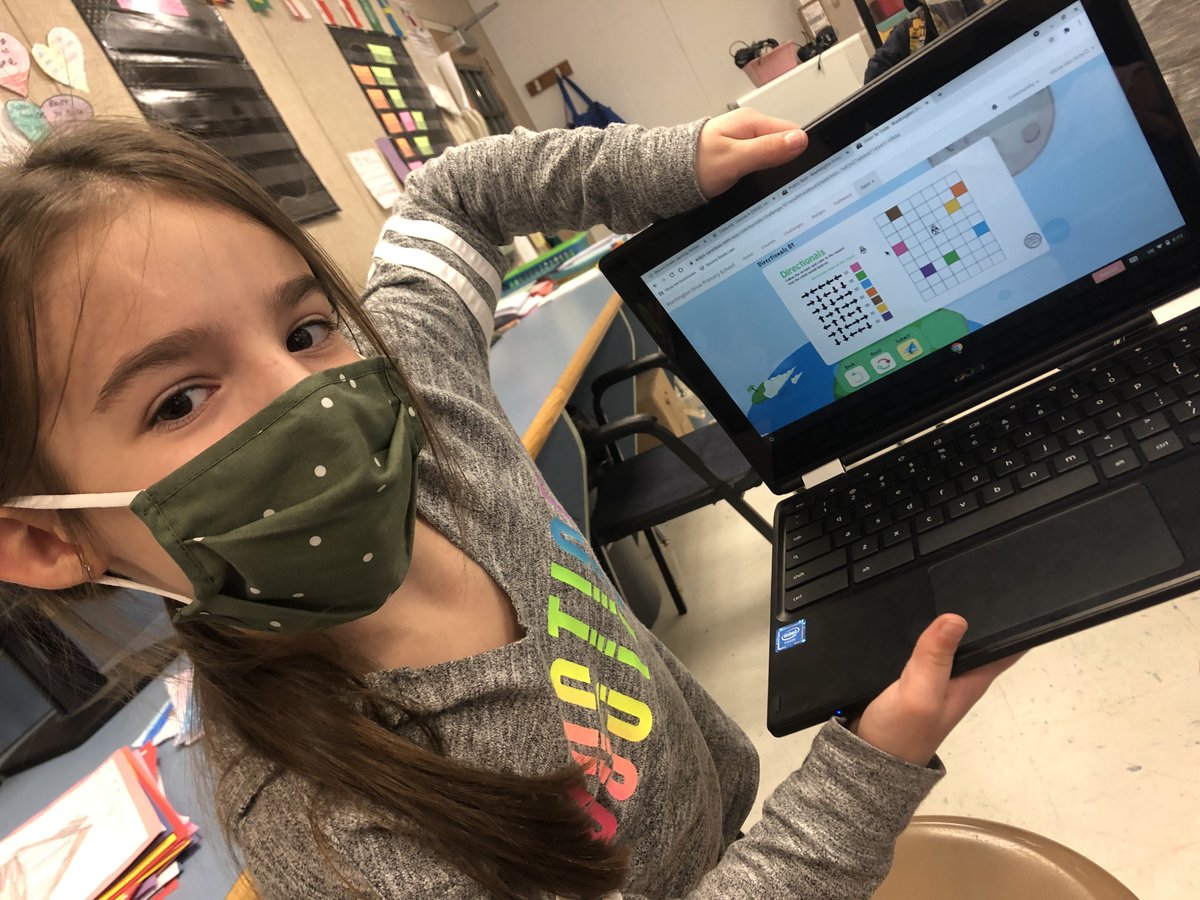 WDPSchool's tweet image. Mrs. Harley&apos;s class experimented with coding using Kidoyo!