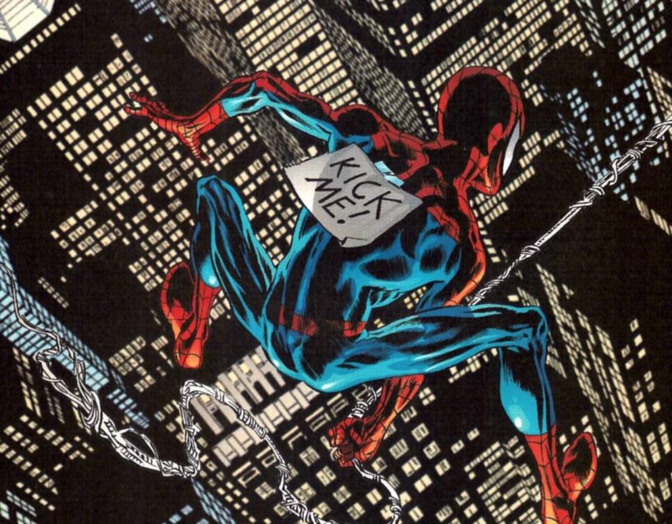 See you around Spider-Man. 

Hahaha!