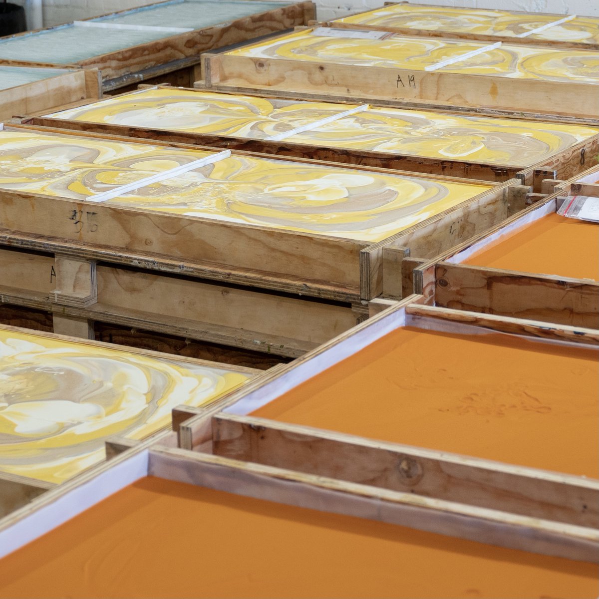 And now we wait 😌

Can you guess how many bars will be produced from one of these soap molds once they are ready to cut?