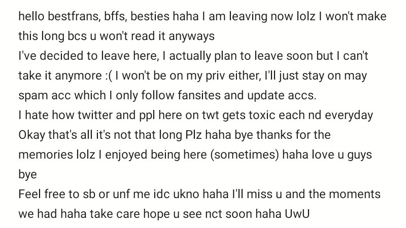ZclJs's tweet photo. Read if u want haha https://t.co/qp8e9cJYAW